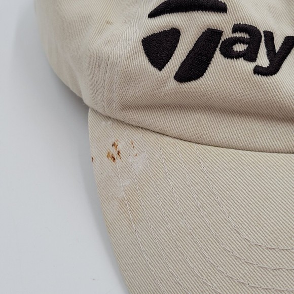 TaylorMade Tmax Gear Ashbury Open 2007 Beige Strapback Golf Hat Cap Distressed - Picture 11 of 11